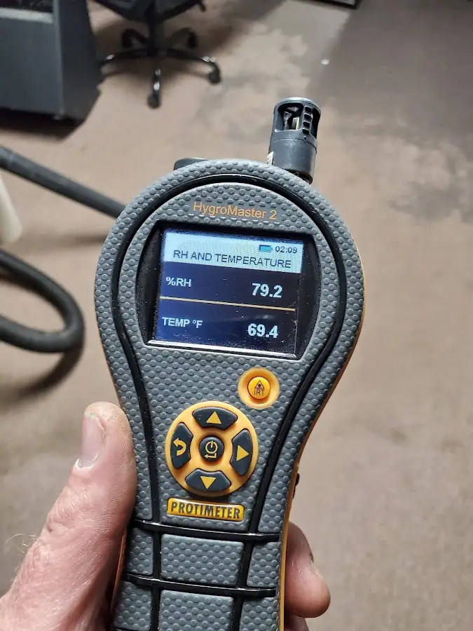 Moisture meter humidity assessment for Fire & Smoke Damage Restoration in Yuma